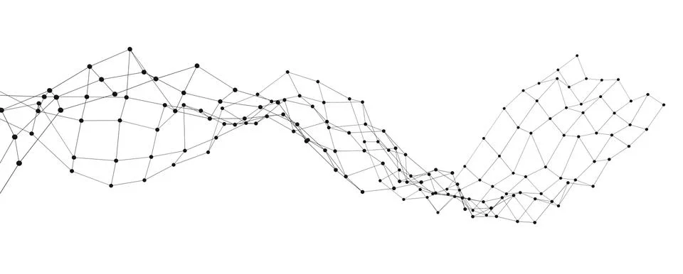 Concept of Network, internet communication Illustrazione stock