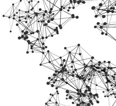 Concept of Network or Internet Communication Illustrazione stock