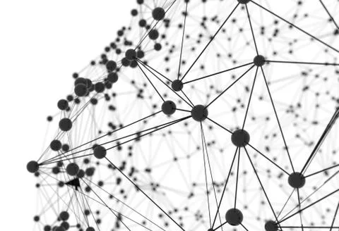 Concept of Network or Internet Communication Illustrazione stock