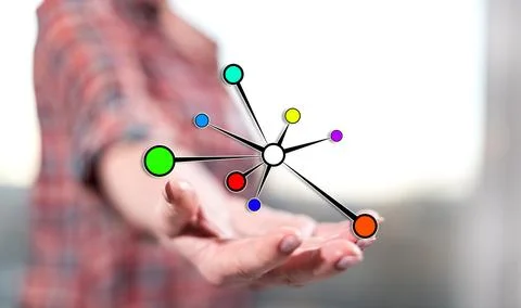 Concept of network Stock-Fotos