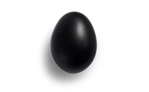 A concept New devil or evil will be born from black egg with shadow on left s Stock Photos