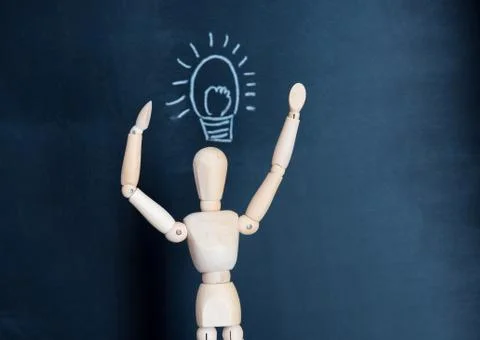 The concept is a new idea Stock Photos