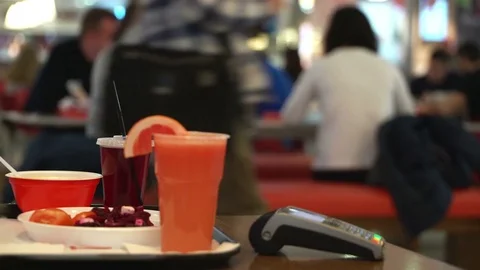 Concept NFC contactless payment. Making payment with credit card and pos Stock-Footage 78938889