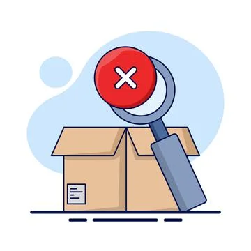 Concept of No Items Found. No results found. User request, page not found. Stock-Illustration