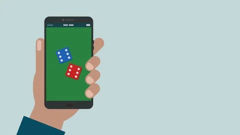 Concept of online gambling Stock Footage 122417800