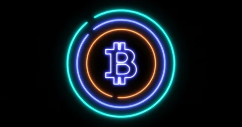 The concept of opening digital lock with Bitcoin (BTC) cryptocurrency symbol Stock Footage 102263869