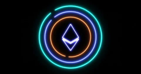 The concept of opening digital lock with Ethereum (ETH) cryptocurrency symbol Stock Footage 101926098