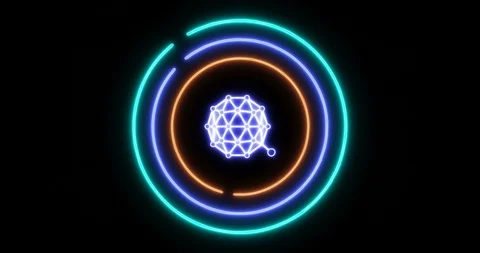The concept of opening digital lock with QTUM (QTUM) cryptocurrency symbol Stock Footage 102739393