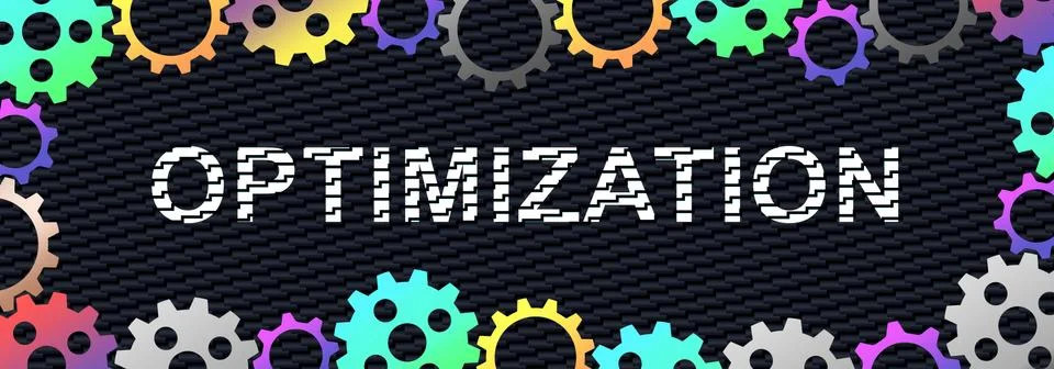 Concept of optimization Illustrazione stock