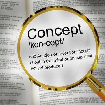 Concept or hypothesis icon means visualising the idea - 3d illus Stock Illustration