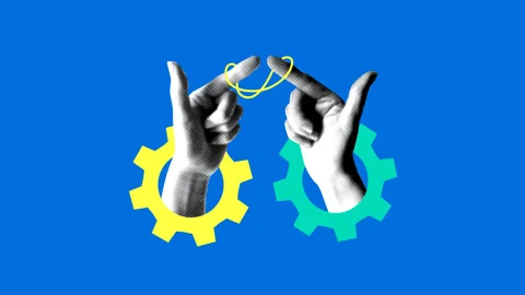 Concept of partnership, cooperation, collaboration, trust 库存影片 331849570