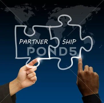 Concept partnership Stock Illustration