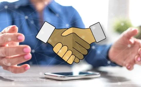 Concept of partnership Stock-Fotos