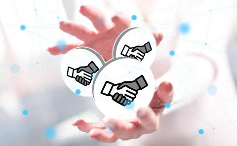 Concept of partnership Fotos Stock