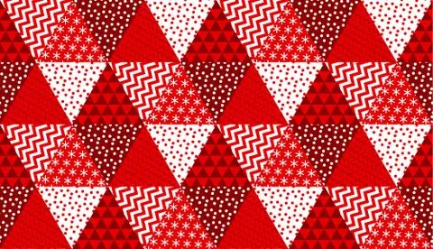 Concept patchwork xmas design for header, banner, card, poster, invitation. S Stock Illustration