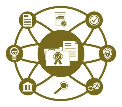 Concept of patent Stock Illustration