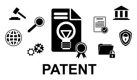 Concept of patent Stock Illustration