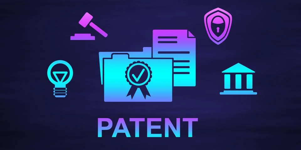 Concept of patent Stock Illustration