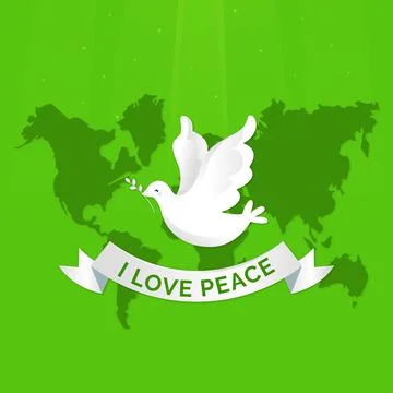 Concept of Peace vector illustration Stock Illustration