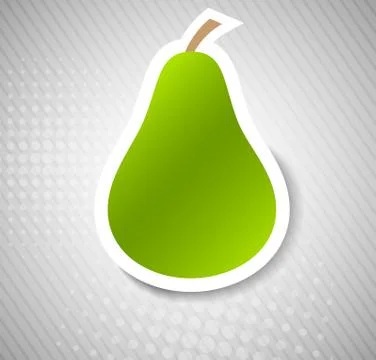 Concept with pear Stock Illustration