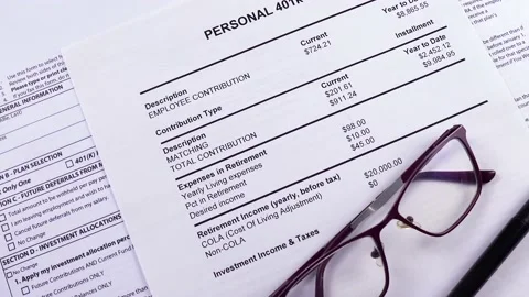 Concept Pension accumulation Stock Footage 140887081