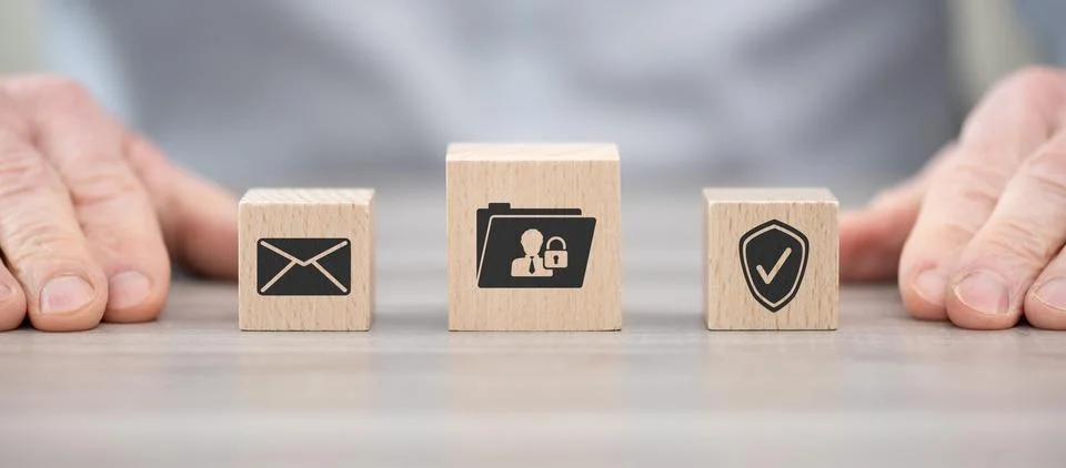 Concept of personal data security Foto stock