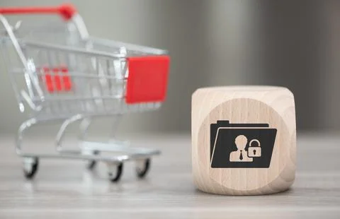 Concept of personal data security Stockfoto's