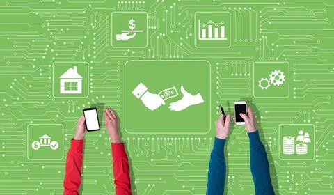 Concept of personal loan Foto stock