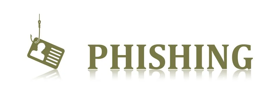 Concept of phishing Stock Illustration