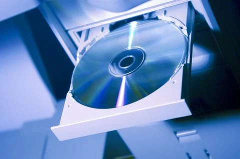 Concept photo of a data CD Stock Photos