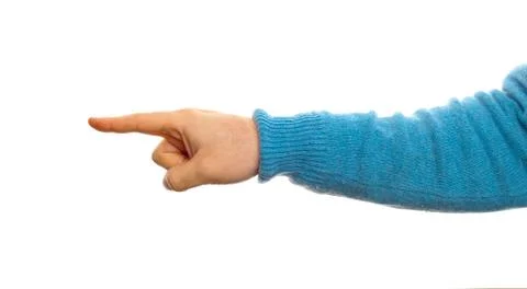 Concept of pointing Stock Photos