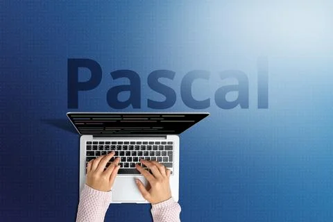 Concept of the popular pascal programming language Foto stock