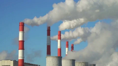 Concept Power and Environment Protection. Confrontation Man and Nature Zoom in Stock Footage 69995185