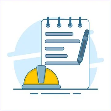 Concept of presenting new projects to partners and colleagues. Illustrazione stock