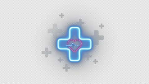 Concept for prevent heart attack, heart disease, cardiogram. Stock Footage 287838866