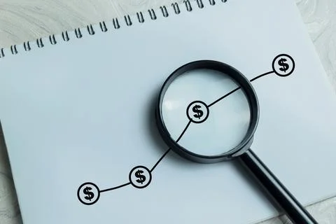 Concept of price intelligence analytics write on book Stock Photos