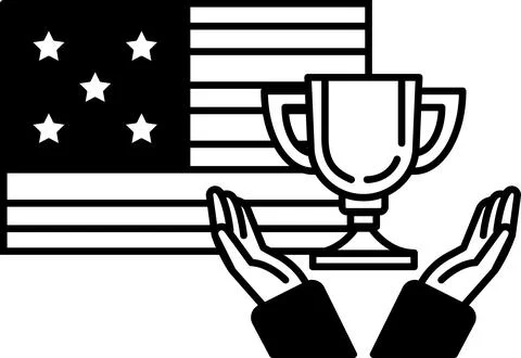 Concept of pride and accomplishment Stock Illustration
