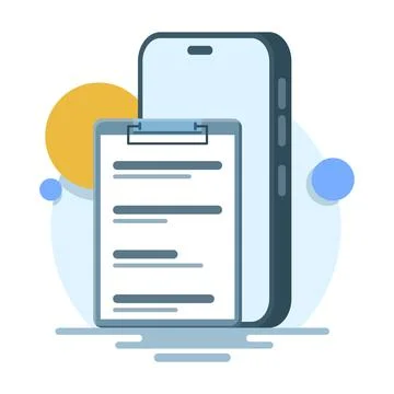 Concept of privacy policy terms, contract. sign legal documents. Stock Illustration