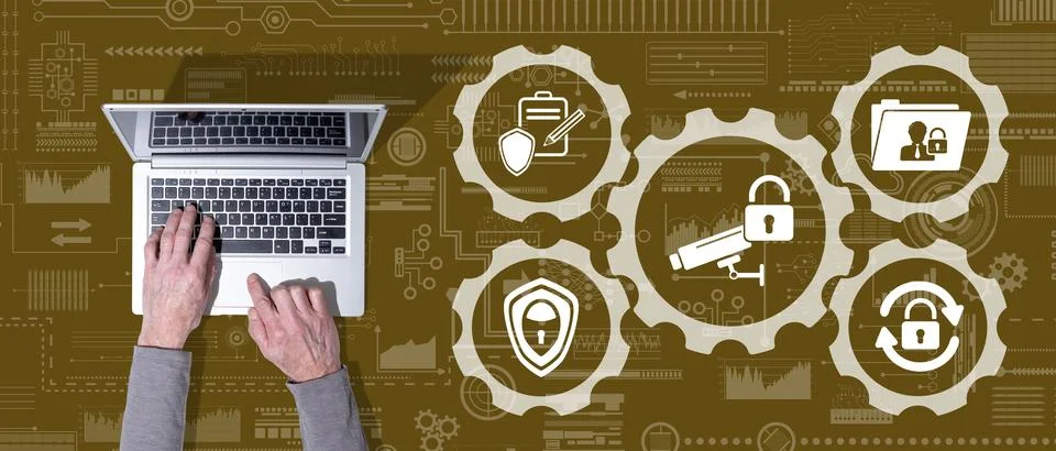 Concept of private data Фото