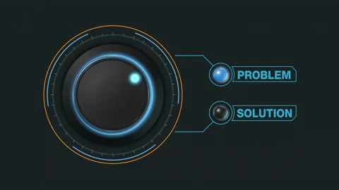 Concept of problem and solution Stock Footage 144174936