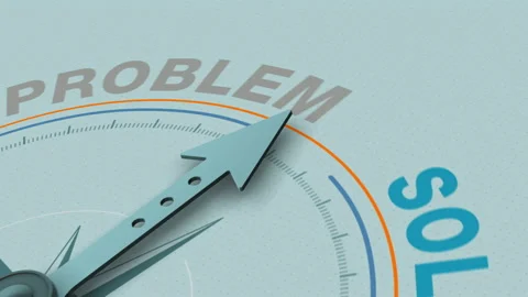 Concept of problem and solution Stock Footage 145054241