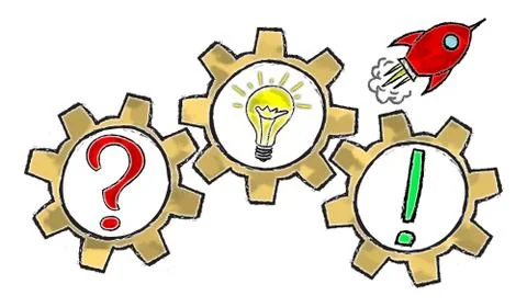 Concept of problem solving Illustrazione stock