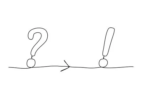 Concept for problem solving, one line drawing vector illustration. Stock Illustration