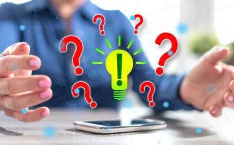 Concept of problem solving Stock Photos