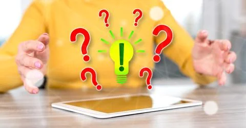Concept of problem solving Stock Photos