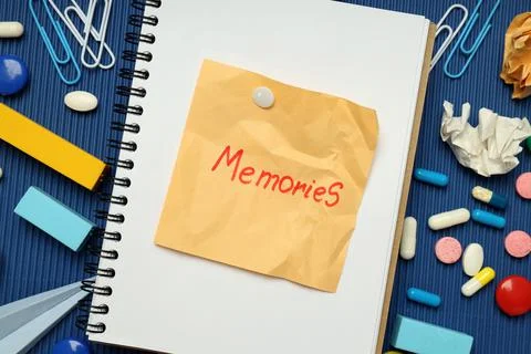 Concept of problems with memory, amnesia disease 스톡 사진