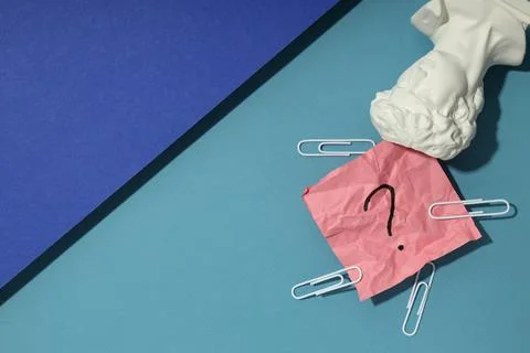 Concept of problems with memory, amnesia, space for text Stock Photos