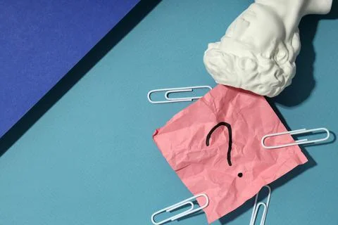 Concept of problems with memory, amnesia, space for text 스톡 사진