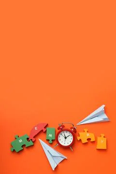 Concept of problems with memory, amnesia, space for text Foto stock