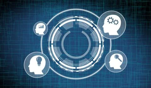 Concept of process improvement Stockillustratie